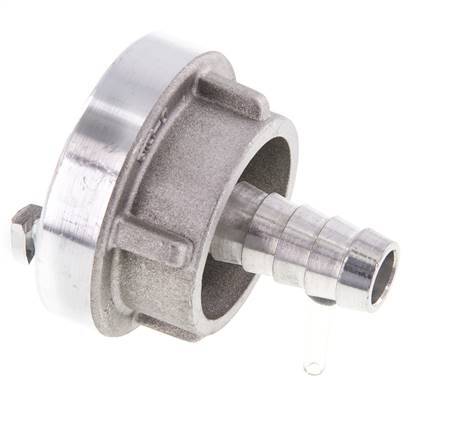 25-D (31 mm) Forged Aluminum Storz Coupling 13 mm Hose Pillar Rotatable for a PVC hose