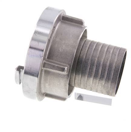 Coupleur Storz en aluminium forgé de 52-C (66 mm) Pilier de tuyau de 51 mm Rotatif pour un tuyau en PVC