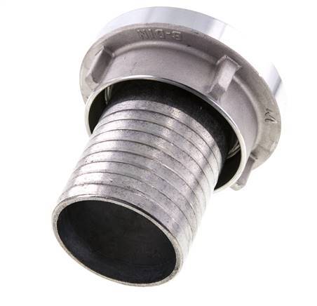 Coupleur Storz en aluminium de 75-B (89 mm) Pilier de tuyau de 76 mm Rotatif pour un tuyau en PVC