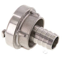 Coupleur Storz 25-D (31 mm) en acier inoxydable Pilier de tuyau 19 mm Rotatif pour un tuyau en PVC
