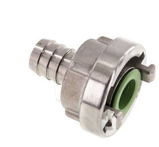 Coupleur Storz 25-D (31 mm) en acier inoxydable Pilier de tuyau 19 mm Rotatif pour un tuyau en PVC