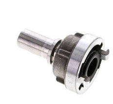 Coupleur Storz 25-D (31 mm) en aluminium forgé Pilier de tuyau 19 mm rotatif pour connexion par collier de sécurité