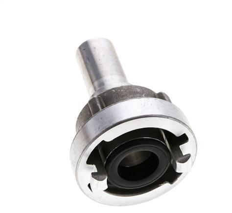 Coupleur Storz 25-D (31 mm) en aluminium forgé Pilier de tuyau 19 mm rotatif pour connexion par collier de sécurité