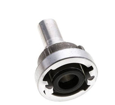 Coupleur Storz 25-D (31 mm) en aluminium forgé Pilier de tuyau 19 mm rotatif pour connexion par collier de sécurité