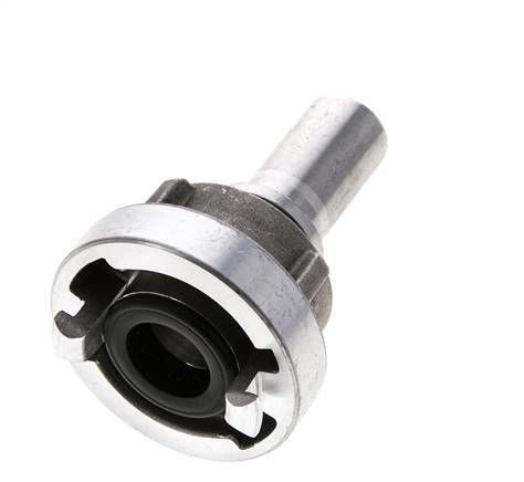 Coupleur Storz 25-D (31 mm) en aluminium forgé Pilier de tuyau 19 mm rotatif pour connexion par collier de sécurité