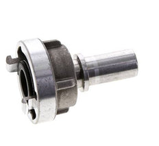 Coupleur Storz 25-D (31 mm) en aluminium forgé Pilier de tuyau 19 mm rotatif pour connexion par collier de sécurité