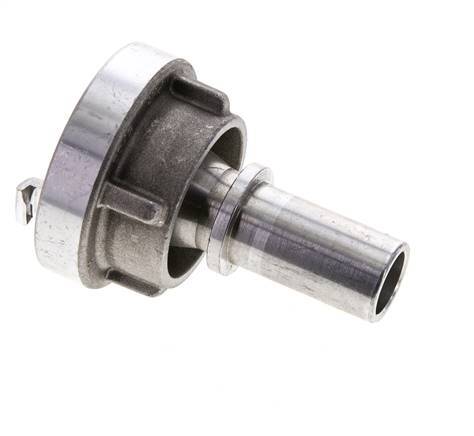 Coupleur Storz 25-D (31 mm) en aluminium forgé Pilier de tuyau 19 mm rotatif pour connexion par collier de sécurité
