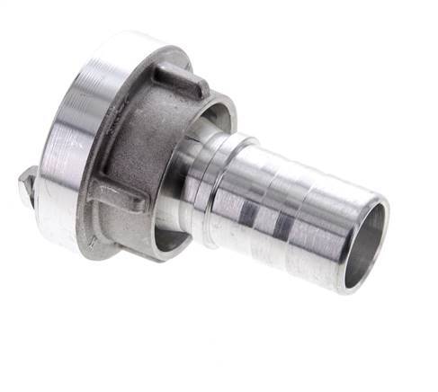 Coupleur Storz 25-D (31 mm) en aluminium forgé Pilier de tuyau 25 mm rotatif pour connexion par collier de sécurité