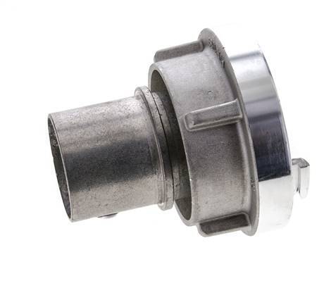 Coupleur Storz 52-C (66 mm) en aluminium forgé Pilier de tuyau de 50 mm rotatif pour connexion par collier de sécurité