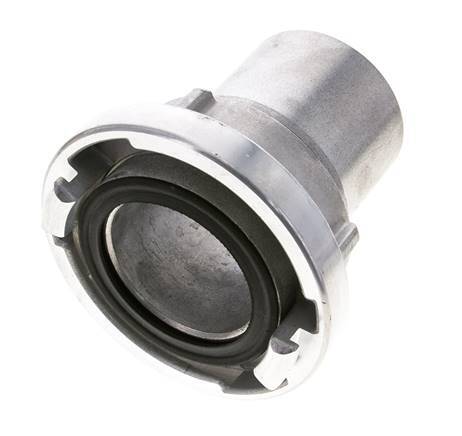 Coupleur Storz en aluminium forgé de 75-B (89 mm) Pilier de tuyau de 75 mm rotatif pour connexion par collier de sécurité