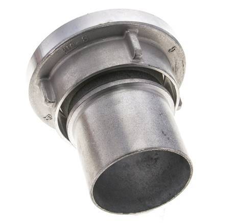 Coupleur Storz en aluminium forgé de 75-B (89 mm) Pilier de tuyau de 75 mm rotatif pour connexion par collier de sécurité