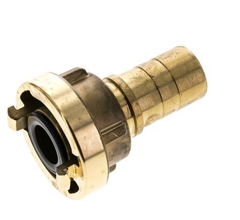 Coupleur Storz 25-D (31 mm) en laiton Pilier de tuyau 25 mm rotatif pour connexion par collier de sécurité