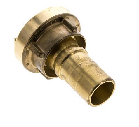 Coupleur Storz 25-D (31 mm) en laiton Pilier de tuyau 25 mm rotatif pour connexion par collier de sécurité