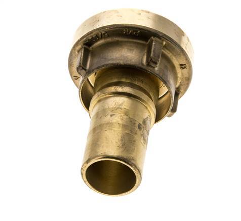 25-D (31 mm) Brass Storz Coupling 25 mm Hose Pillar Rotatable for Safety Clamp Connection