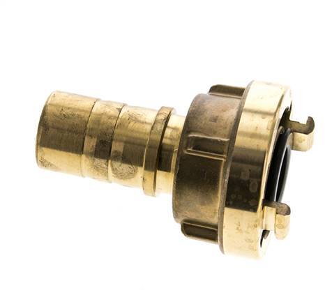 Coupleur Storz 25-D (31 mm) en laiton Pilier de tuyau 25 mm rotatif pour connexion par collier de sécurité
