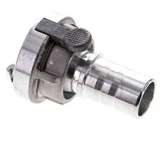 Coupleur Storz 25-D (31 mm) en aluminium forgé Pilier de tuyau 25 mm rotatif avec verrouillage pour connexion par collier de sécurité