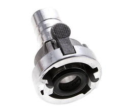 Coupleur Storz 25-D (31 mm) en aluminium Pilier de tuyau 25 mm rotatif avec verrouillage pour connexion par collier de sécurité