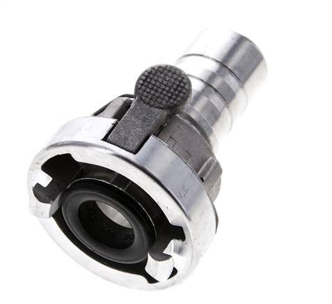 Coupleur Storz 25-D (31 mm) en aluminium forgé Pilier de tuyau 25 mm rotatif avec verrouillage pour connexion par collier de sécurité