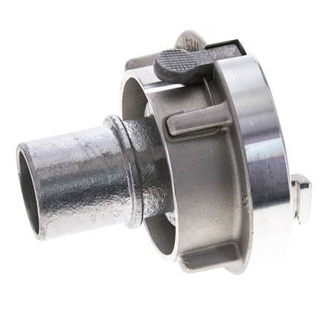 52-C (66 mm) Forged Aluminum Storz Coupling 38 mm Hose Pillar Rotatable with Lock for Safety Clamp Connection