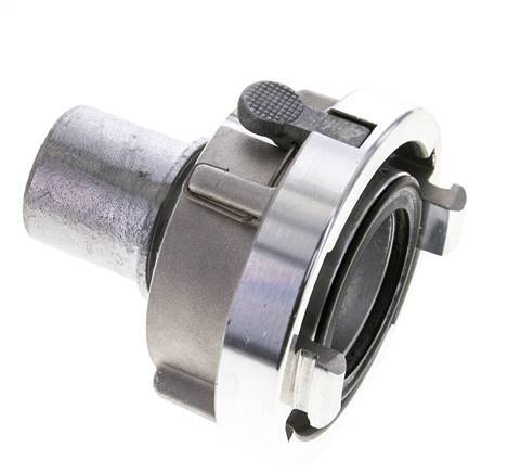 52-C (66 mm) Forged Aluminum Storz Coupling 38 mm Hose Pillar Rotatable with Lock for Safety Clamp Connection