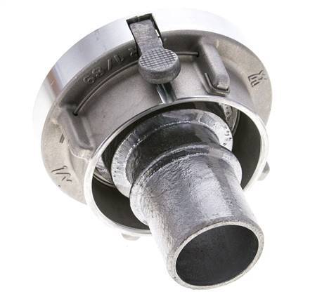 52-C (66 mm) Forged Aluminum Storz Coupling 38 mm Hose Pillar Rotatable with Lock for Safety Clamp Connection