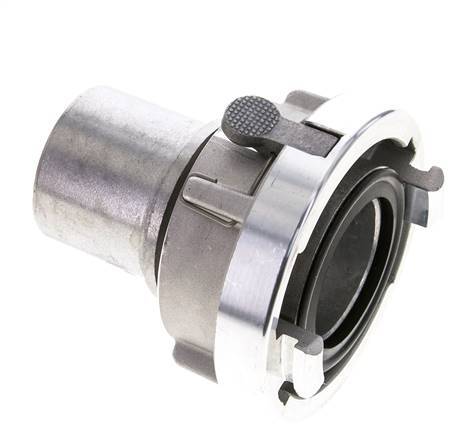 52-C (66 mm) Forged Aluminum Storz Coupling 50 mm Hose Pillar Rotatable with Lock for Safety Clamp Connection