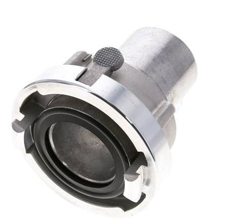 52-C (66 mm) Forged Aluminum Storz Coupling 50 mm Hose Pillar Rotatable with Lock for Safety Clamp Connection