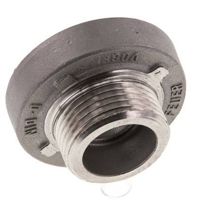 Coupleur Storz 25-D (31 mm) en acier inoxydable G 1'' filetage mâle