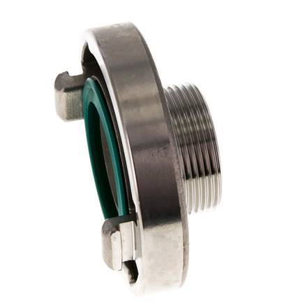 Coupleur Storz 52-C (66 mm) en acier inoxydable G 1 1/2'' filetage mâle