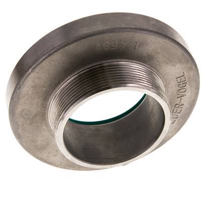 Coupleur Storz 75-B (89 mm) en acier inoxydable G 2 1/2'' à filetage mâle