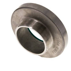 Coupleur Storz 75-B (89 mm) en acier inoxydable G 2 1/2'' à filetage mâle