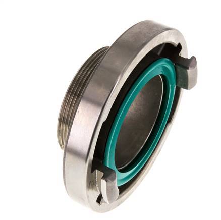 Coupleur Storz 75-B (89 mm) en acier inoxydable G 2 1/2'' à filetage mâle