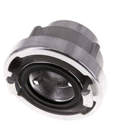 Coupleur Storz 52-C (66 mm) en aluminium forgé G 1 1/2'' à filetage femelle rotatif