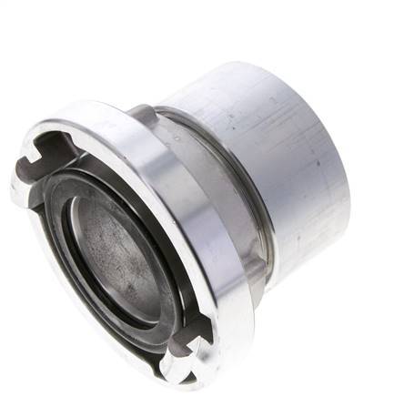 Coupleur Storz en aluminium forgé de 65 (81 mm) G 2 1/2'' à filetage femelle rotatif