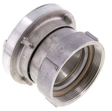 Coupleur Storz en aluminium forgé de 65 (81 mm) G 3'' à filetage femelle rotatif