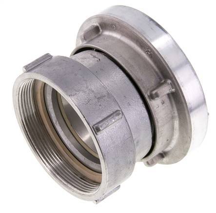 Coupleur Storz en aluminium forgé de 65 (81 mm) G 3'' à filetage femelle rotatif