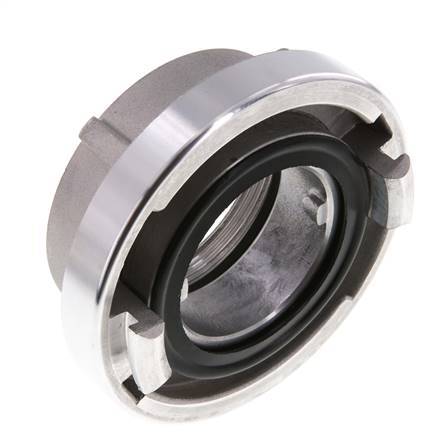 Accouplement Storz en aluminium forgé 75-B (89 mm) G 2 1/2'' à filetage femelle rotatif