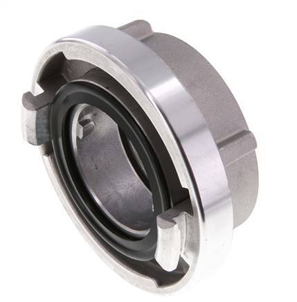Accouplement Storz en aluminium forgé 75-B (89 mm) G 2 1/2'' à filetage femelle rotatif