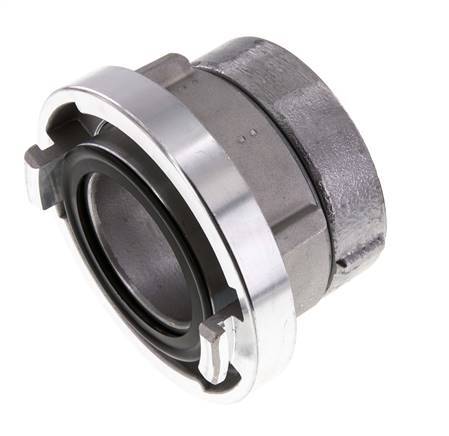 Accouplement Storz en aluminium forgé 75-B (89 mm) G 3'' à filetage femelle rotatif