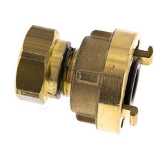 25-D (31 mm) Brass Storz Coupling G 1'' Female Thread Rotatable