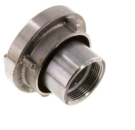Coupleur Storz 52-C (66 mm) en acier inoxydable G 1 1/2'' à filetage femelle rotatif