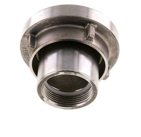 Coupleur Storz 52-C (66 mm) en acier inoxydable G 1 1/2'' à filetage femelle rotatif