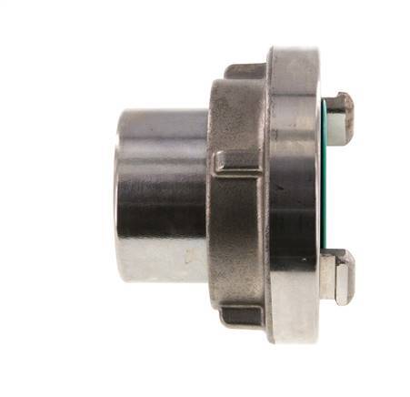 Coupleur Storz 52-C (66 mm) en acier inoxydable G 1 1/2'' à filetage femelle rotatif