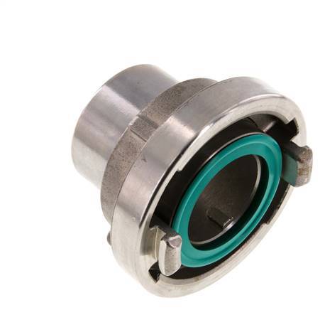 Coupleur Storz 52-C (66 mm) en acier inoxydable G 1 1/2'' à filetage femelle rotatif