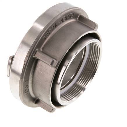 Accouplement Storz 75-B (89 mm) en acier inoxydable G 2 1/2'' à filetage femelle rotatif