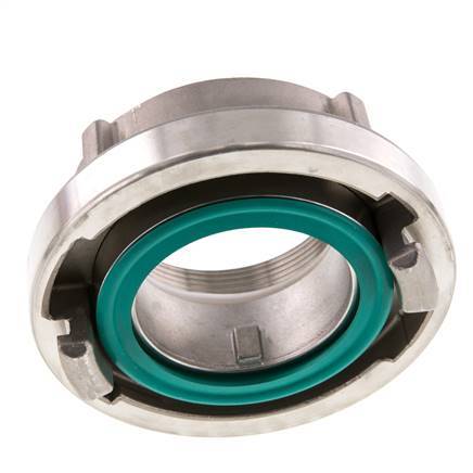 Accouplement Storz 75-B (89 mm) en acier inoxydable G 2 1/2'' à filetage femelle rotatif