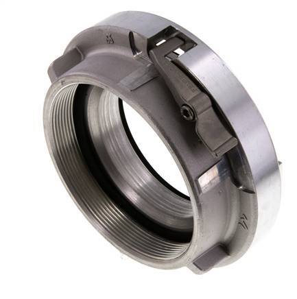 Coupleur Storz 100 (115 mm) en aluminium forgé G 4'' filetage femelle avec verrouillage
