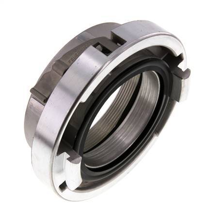 Coupleur Storz 100 (115 mm) en aluminium forgé G 4'' filetage femelle avec verrouillage
