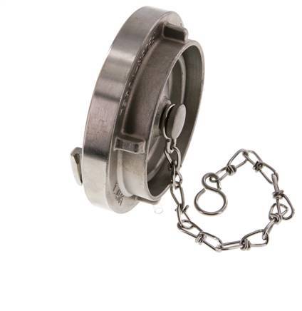 Capuchon en acier inoxydable de 75-B (89 mm) pour coupleur Storz