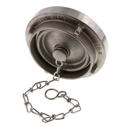 Capuchon en acier inoxydable de 75-B (89 mm) pour coupleur Storz